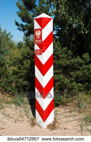 Polish border post, border between Germany and Poland, Baltic Sea coast, Ahlbeck, Swinemünde, island Usedom, Mecklenburg-Western Pomerania, Germany, Poland, Europe View Large Photo Image Stock Photo - Polish border post, border between Germany and Poland, Baltic Sea coast, Ahlbeck, Swinemünde, island Usedom, Mecklenburg-Western Pomerania, Germany, Poland, Europe. Fotosearch