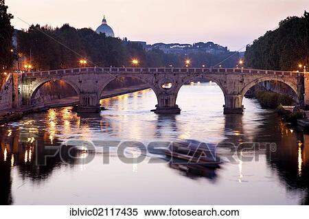 Ponte Sisto bridge at dusk, Rome, Italy, Europe View Large Photo Image Stock Photography - Ponte Sisto bridge at dusk, Rome, Italy, Europe. Fotosearch