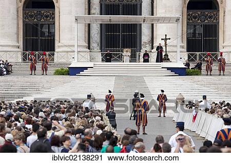 Pope Benedict XVI during the general audience in St. Peter's Square, Rome, Italy, Europe View Large Photo Image Stock Image - Pope Benedict XVI during the general audience in St. Peter's Square, Rome, Italy, Europe. Fotosearch