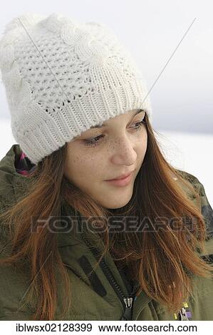Portrait of a young woman in the snow, Black Forest, Baden-Wuerttemberg, Germany, Europe, PublicGround, Europe View Large Photo Image Stock Photo - Portrait of a young woman in the snow, Black Forest, Baden-Wuerttemberg, Germany, Europe, PublicGround, Europe. Fotosearch