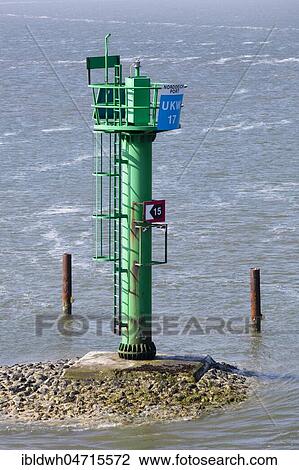 Position mast, nautical sign, harbor entrance, Norddeich, Norden, East Frisia, Lower Saxony, Germany, Europe View Large Photo Image Stock Image - Position mast, nautical sign, harbor entrance, Norddeich, Norden, East Frisia, Lower Saxony, Germany, Europe. Fotosearch