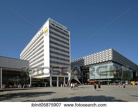 Prager Straße with Ibis hotel and department store, Dresden, Saxony, Germany, Europe View Large Photo Image Stock Photo - Prager Straße with Ibis hotel and department store, Dresden, Saxony, Germany, Europe. Fotosearch