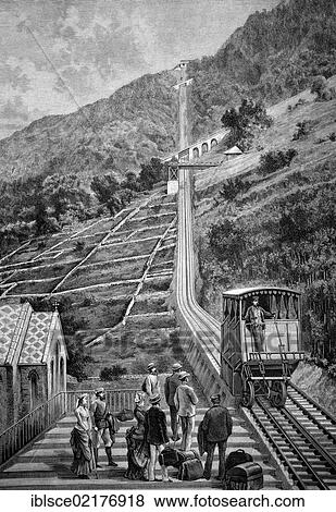 Rack-and-pinion railway between Montreux and Sion, Switzerland, historical engraving of 1883, Europe View Large Photo Image Stock Photo - Rack-and-pinion railway between Montreux and Sion, Switzerland, historical engraving of 1883, Europe. Fotosearch