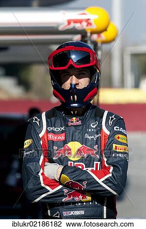 Red Bull mechanic during the Formula 1 testing sessions, 21. -24. 2. 2012, at the Circuit de Catalunya in Barcelona, Spain, Europe View Large Photo Image Stock Image - Red Bull mechanic during the Formula 1 testing sessions, 21. -24. 2. 2012, at the Circuit de Catalunya in Barcelona, Spain, Europe. Fotosearch