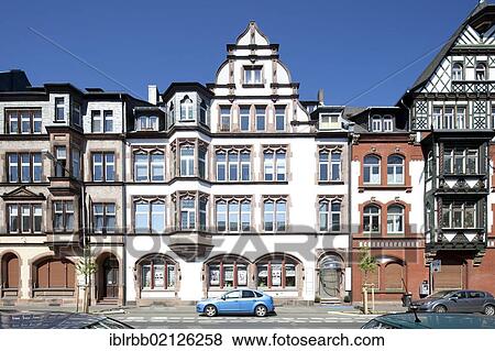 Residential buildings, Deutschhausstrasse, Marburg, Hesse, Germany, Europe, PublicGround, Europe View Large Photo Image Stock Photo - Residential buildings, Deutschhausstrasse, Marburg, Hesse, Germany, Europe, PublicGround, Europe. Fotosearch