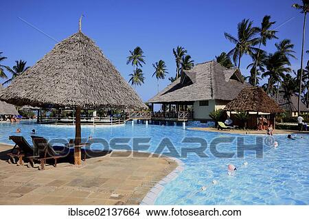 Resort in Zanzibar, Tanzania, Africa View Large Photo Image Picture - Resort in Zanzibar, Tanzania, Africa. Fotosearch