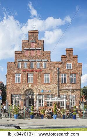 Stock Image - Restaurant Zur alten Vogtei, Travemünde, Baltic Sea, Schleswig-Holstein, Germany, Europe. Fotosearch