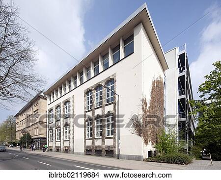 Picture - Rheinisch-Westfaelische Technische Hochschule, RWTH Aachen University, University Library, Aachen, North Rhine-Westphalia, Germany, Europe, PublicGround, Europe. Fotosearch