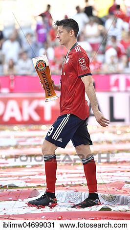 Robert Lewandowski FC Bayern Munich with Paulaner wheat beer for beer shower, Allianz Arena, Munich, Bavaria, Germany, Europe View Large Photo Image Stock Image - Robert Lewandowski FC Bayern Munich with Paulaner wheat beer for beer shower, Allianz Arena, Munich, Bavaria, Germany, Europe. Fotosearch