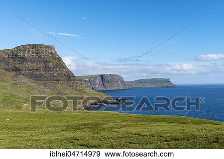 Rocky coast near Neist Point, Isle of Skye, Scotland, Great Britain View Large Photo Image Stock Photo - Rocky coast near Neist Point, Isle of Skye, Scotland, Great Britain. Fotosearch