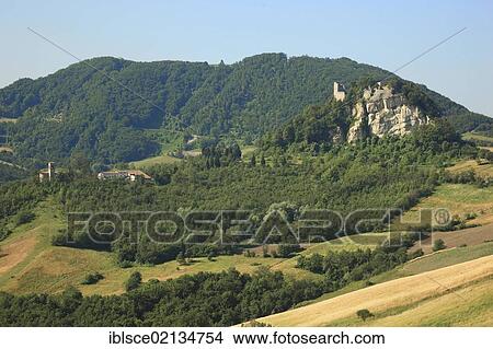 Ruins of Canossa Castle, Emilia Romagna, Italy, Europe View Large Photo Image Picture - Ruins of Canossa Castle, Emilia Romagna, Italy, Europe. Fotosearch
