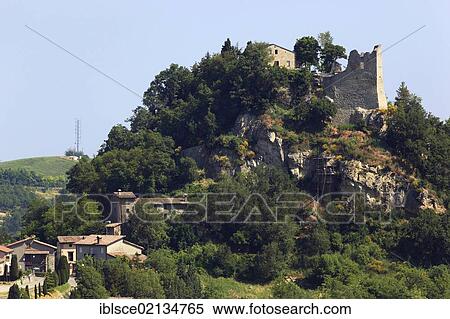Ruins of Canossa Castle, Emilia Romagna, Italy, Europe View Large Photo Image Stock Photography - Ruins of Canossa Castle, Emilia Romagna, Italy, Europe. Fotosearch