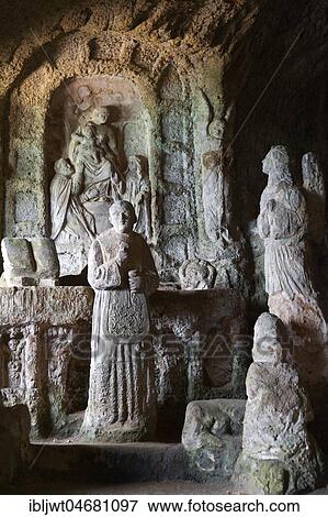 Saint statues, cave church, Chiesa die Piedigrotta, Calabria, Italy, Europe View Large Photo Image Stock Photo - Saint statues, cave church, Chiesa die Piedigrotta, Calabria, Italy, Europe. Fotosearch