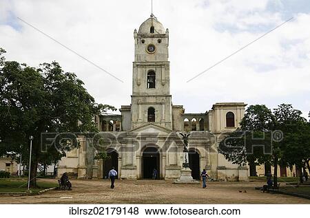 Stock Photo - San Jose Church in Holguin, Cuba, Greater Antilles, Caribbean, North America. Fotosearch