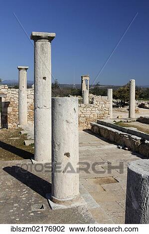 Sanctuary of Apollo Ylatis, Kourion, Cyprus, Greece, Europe View Large Photo Image Stock Image - Sanctuary of Apollo Ylatis, Kourion, Cyprus, Greece, Europe. Fotosearch