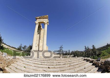 Sanctuary of Apollo Ylatis, Kourion, Cyprus, Greece, Europe View Large Photo Image Stock Photo - Sanctuary of Apollo Ylatis, Kourion, Cyprus, Greece, Europe. Fotosearch
