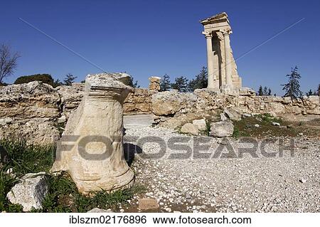 Sanctuary of Apollo Ylatis, Kourion, Cyprus, Greece, Europe View Large Photo Image Stock Photograph - Sanctuary of Apollo Ylatis, Kourion, Cyprus, Greece, Europe. Fotosearch