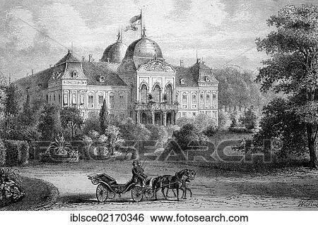 Schloss Goedoello Palace, or Grassalkovich or Getterle in Goedoello, Hungary, historical engraving, 1883, Europe View Large Photo Image Stock Photograph - Schloss Goedoello Palace, or Grassalkovich or Getterle in Goedoello, Hungary, historical engraving, 1883, Europe. Fotosearch