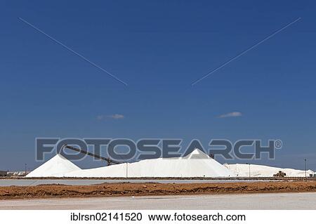 Sea salt stockpile, Port Hedland, Western Australia, Australia, Oceania View Large Photo Image Stock Image - Sea salt stockpile, Port Hedland, Western Australia, Australia, Oceania. Fotosearch