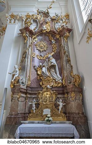 Side altar, Schäftlarn Monastery, Upper Bavaria, Bavaria, Germany, Europe View Large Photo Image Stock Photography - Side altar, Schäftlarn Monastery, Upper Bavaria, Bavaria, Germany, Europe. Fotosearch