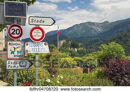 Signs in front of Vauvenargues Castle, Pablo Picasso's domain from 1958 to 1973, Provence-Alpes-Côte d'Azur, France, Vauvenargues, Provence-Alpes-Côte d'Azur, France, Europe View Large Photo Image Stock Image - Signs in front of Vauvenargues Castle, Pablo Picasso's domain from 1958 to 1973, Provence-Alpes-Côte d'Azur, France, Vauvenargues, Provence-Alpes-Côte d'Azur, France, Europe. Fotosearch