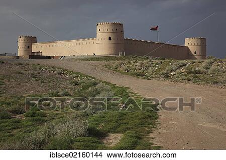 Sine Silas Fort in Sur, Oman, Arabian Peninsula, Middle East, Asia View Large Photo Image Picture - Sine Silas Fort in Sur, Oman, Arabian Peninsula, Middle East, Asia. Fotosearch