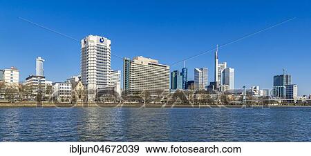 Skyline, banking district with Main, Frankfurt am Main, Hesse, Germany, Europe View Large Photo Image Stock Photo - Skyline, banking district with Main, Frankfurt am Main, Hesse, Germany, Europe. Fotosearch
