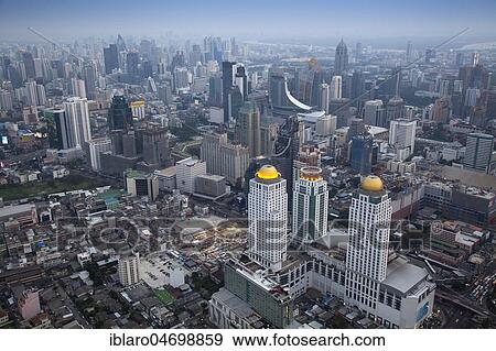 Skyline, city view, view of skyscrapers, Bangkok, Thailand, Asia View Large Photo Image Stock Photo - Skyline, city view, view of skyscrapers, Bangkok, Thailand, Asia. Fotosearch