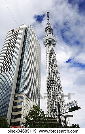 Skytree, Tokyo, Japan, Asia View Large Photo Image Stock Photo - Skytree, Tokyo, Japan, Asia. Fotosearch