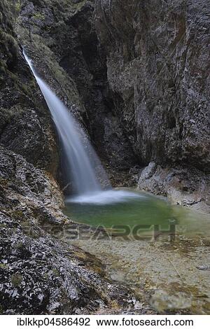 Small waterfall near the source, wild river Soča, Soča-Valley, Julian Alps, Slovenia, Europe View Large Photo Image Stock Image - Small waterfall near the source, wild river Soča, Soča-Valley, Julian Alps, Slovenia, Europe. Fotosearch