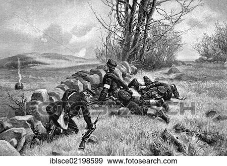 Soldiers taking cover from a bomb, historic wood engraving, about 1897 View Large Photo Image Stock Photo - Soldiers taking cover from a bomb, historic wood engraving, about 1897. Fotosearch