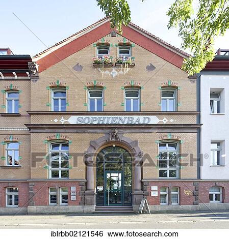 Sophienbad, former Art Nouveau swimming pool, Eisenach, Thuringia, Germany, Europe, PublicGround, Europe View Large Photo Image Stock Photograph - Sophienbad, former Art Nouveau swimming pool, Eisenach, Thuringia, Germany, Europe, PublicGround, Europe. Fotosearch