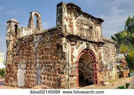 Stock Photo - St Paul's Church, St Paul Buki, Melaka, Malaysia, Southeast Asia, Asia. Fotosearch