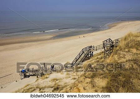 Stairs, Red Cliff, Kampen, Sylt, North Frisian Island, North Frisia, Schleswig-Holstein, Germany, Europe View Large Photo Image Stock Photography - Stairs, Red Cliff, Kampen, Sylt, North Frisian Island, North Frisia, Schleswig-Holstein, Germany, Europe. Fotosearch