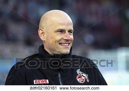 Stock Image - Stale Solbakken, coach of Bundesliga club 1. FC Cologne, 1. FC Kaiserslautern - 1. FC Cologne, Fritz-Walter-Stadium, Kaiserslautern, Rhineland-Palatinate, Germany, Europe. Fotosearch