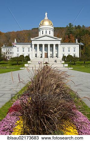 State Capitol with a golden dome, Montpelier, Vermont, New England, USA, North America View Large Photo Image Stock Image - State Capitol with a golden dome, Montpelier, Vermont, New England, USA, North America. Fotosearch