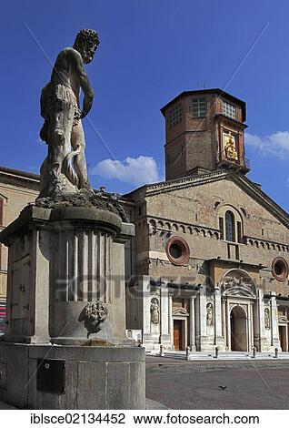 Statue of Crostolo, Piazza Prampolini, Cathedral of Reggio Emilia, Emilia Romagna, Italy, Europe View Large Photo Image Stock Image - Statue of Crostolo, Piazza Prampolini, Cathedral of Reggio Emilia, Emilia Romagna, Italy, Europe. Fotosearch