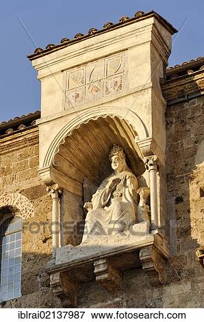 Statue of Pope Boniface VIII on the Romanesque Cathedral of Santa Maria, 11th century, Anagni, Lazio, Italy, Europe View Large Photo Image Stock Photo - Statue of Pope Boniface VIII on the Romanesque Cathedral of Santa Maria, 11th century, Anagni, Lazio, Italy, Europe. Fotosearch