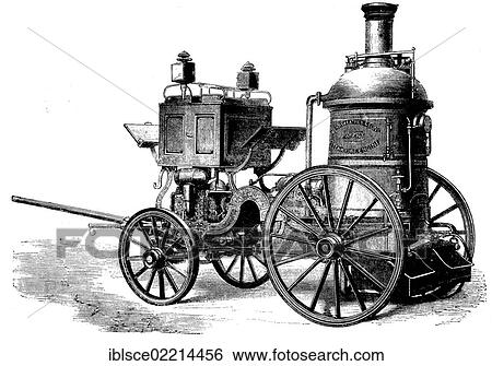 Steam fire engine, invented by Merryweather, historical wood engraving, circa 1888 View Large Photo Image Stock Photograph - Steam fire engine, invented by Merryweather, historical wood engraving, circa 1888. Fotosearch