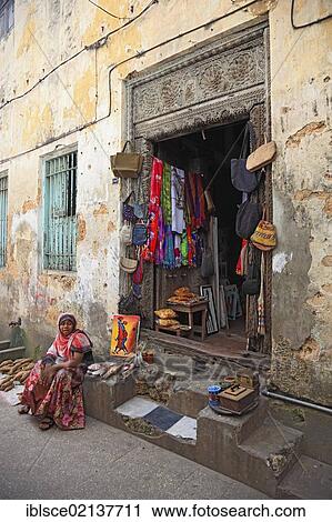 Store in the historic town centre of Stone Town, Zanzibar, Tanzania, Africa View Large Photo Image Stock Image - Store in the historic town centre of Stone Town, Zanzibar, Tanzania, Africa. Fotosearch