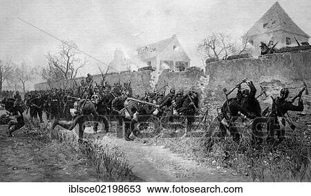 Storm of the guards at Le Bourget, France, 1870, historic wood engraving, about 1897, Europe View Large Photo Image Stock Image - Storm of the guards at Le Bourget, France, 1870, historic wood engraving, about 1897, Europe. Fotosearch