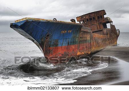 Stranded cargo ship, near Limbe, Cameroon, Africa View Large Photo Image Stock Photo - Stranded cargo ship, near Limbe, Cameroon, Africa. Fotosearch