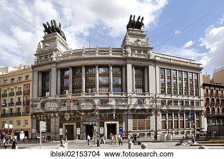 Subsidiary of the Spanish bank BBVA, Banco Bilbao Vizcaya Argentaria, in a historical building in Madrid, Spain, Europe View Large Photo Image Picture - Subsidiary of the Spanish bank BBVA, Banco Bilbao Vizcaya Argentaria, in a historical building in Madrid, Spain, Europe. Fotosearch