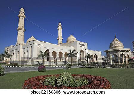 Stock Photograph - Sultan Qaboos Grand Mosque, Friday Mosque, Salalah, Oman, Arabian Peninsula, Middle East, Asia. Fotosearch