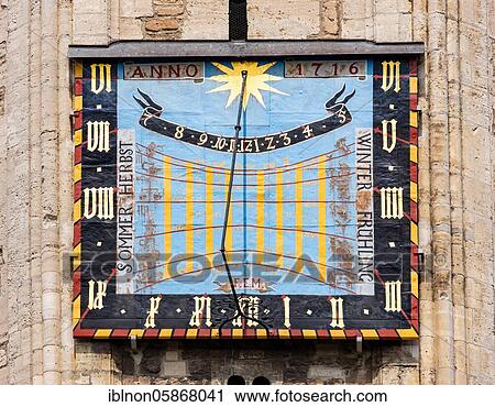 Sundial at the cathedral church St. Blasii, Brunswick, Lower Saxony, Germany, Europe View Large Photo Image Stock Image - Sundial at the cathedral church St. Blasii, Brunswick, Lower Saxony, Germany, Europe. Fotosearch