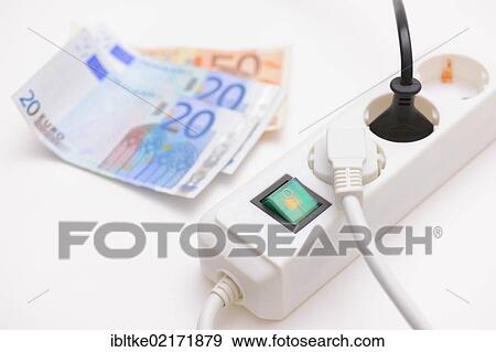 Switchable multiple socket outlet with euro banknotes View Large Photo Image Stock Photo - Switchable multiple socket outlet with euro banknotes. Fotosearch