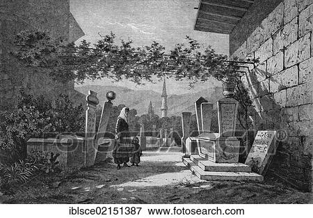 Tatar graves in Baktschifarai, Bachtschyssaraj, Crimea, Ukraine, historical engraving, 1869, Europe View Large Photo Image Stock Photo - Tatar graves in Baktschifarai, Bachtschyssaraj, Crimea, Ukraine, historical engraving, 1869, Europe. Fotosearch
