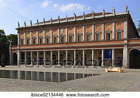 Stock Photograph - Teatro Valli, Teatro Municipale, Reggio Emilia, Emilia Romagna, Italy, Europe. Fotosearch