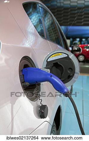 Picture - The 2012 Toyota Prius plug-in hybrid on display at the North American International Auto Show, Detroit, Michigan, USA, North America. Fotosearch