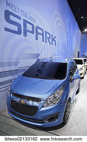 The 2013 Chevrolet Spark on display at the North American International Auto Show, Detroit, Michigan, USA, North America View Large Photo Image Stock Image - The 2013 Chevrolet Spark on display at the North American International Auto Show, Detroit, Michigan, USA, North America. Fotosearch